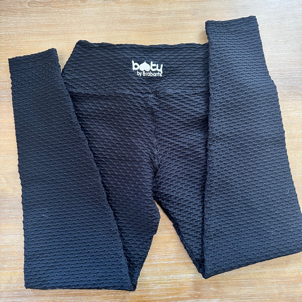 Booty by Brabants Black Croco Leggings